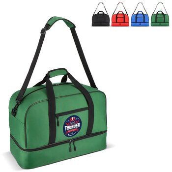 600D gerecycled PET sport- en reistas 55.5 x 25 x 36 cm 50 L rood