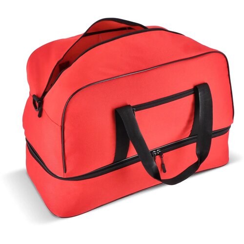 600D gerecycled PET sport- en reistas 55.5 x 25 x 36 cm 50 L rood