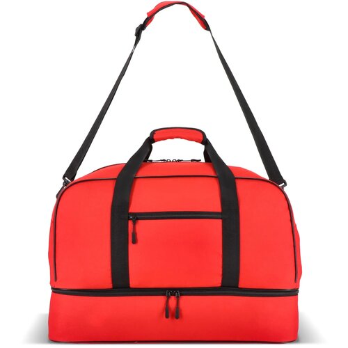 600D gerecycled PET sport- en reistas 55.5 x 25 x 36 cm 50 L rood