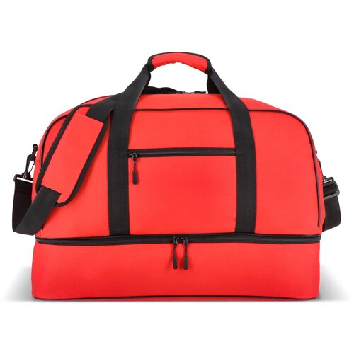 600D gerecycled PET sport- en reistas 55.5 x 25 x 36 cm 50 L rood