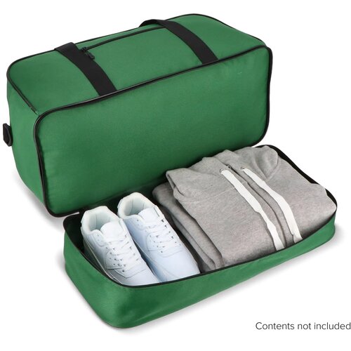 600D gerecycled PET sport- en reistas 55.5 x 25 x 36 cm 50 L groen