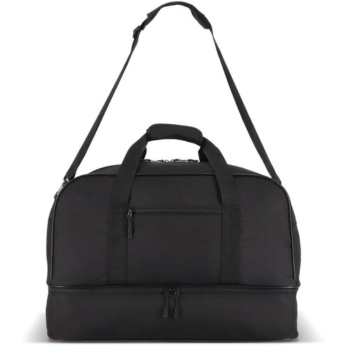 600D gerecycled PET sport- en reistas 55.5 x 25 x 36 cm 50 L zwart