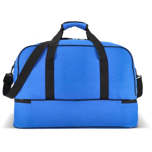 600D gerecycled PET sport- en reistas 55.5 x 25 x 36 cm 50 L blauw