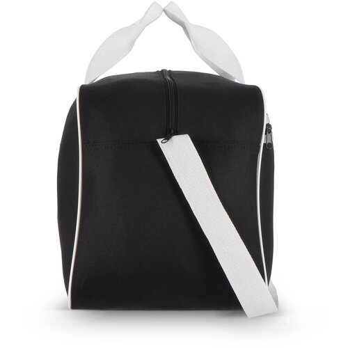 600D gerecycled PET sport- en reistas 48 x 25 x 28 cm 30 L zwart / wit