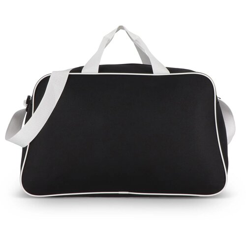 600D gerecycled PET sport- en reistas 48 x 25 x 28 cm 30 L zwart / wit