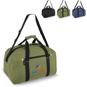 600D gerecycled PET Nevada sport- en reistas 53 x 27 x 30 cm 35 L donkerblauw