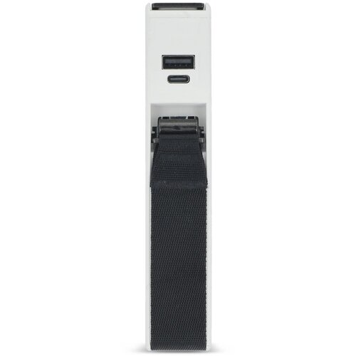 5-in-1 Travel Powerbank 2600 mAh - Bagageweegschaal - Zaklamp - Liniaal - Thermometer wit
