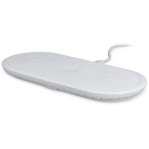 3-in-1 Draadloze Oplader 15 W, Smartphone / Apple Watch / AirPod wit