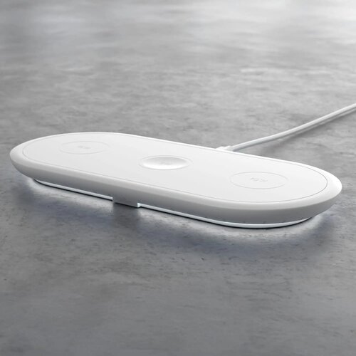 3-in-1 Draadloze Oplader 15 W, Smartphone / Apple Watch / AirPod wit