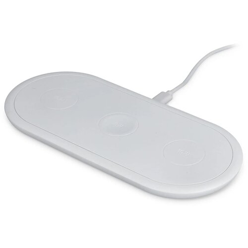3-in-1 Draadloze Oplader 15 W, Smartphone / Apple Watch / AirPod wit