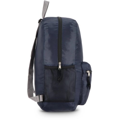 190T gerecycled PET lichtgewicht rugzak 30.5 x 12.7 x 42 cm 16 L donkerblauw