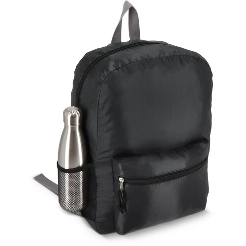 190T gerecycled PET lichtgewicht rugzak 30.5 x 12.7 x 42 cm 16 L zwart