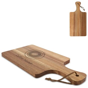 Acacia serveerplank 37 x 18 x 1,5cm hout Acacia serveerplank 37 x 18 x 1,5cm hout