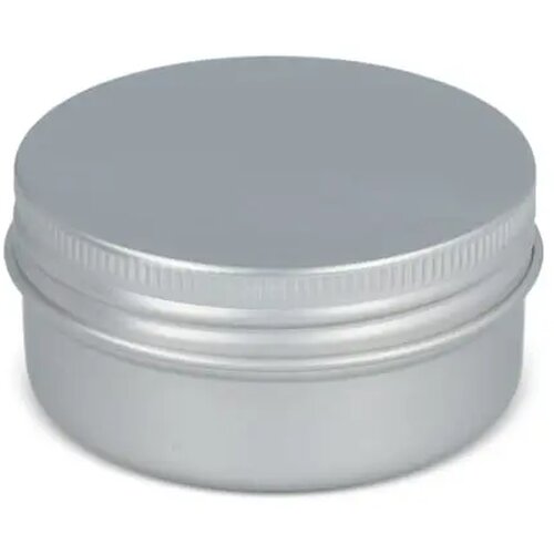 Citronella insectenwerende plantaardige kaars in gerecycled blik zilver