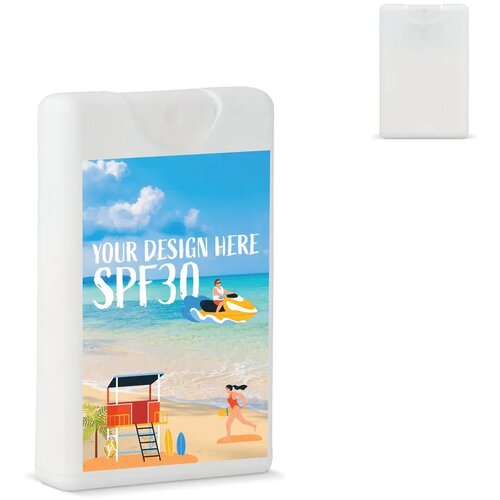 Creditcard Zonnebrandspray SPF30 Gerecycled Materiaal