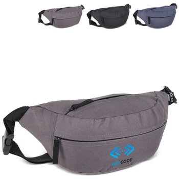 Crossbody tas R-PET 5L zwart