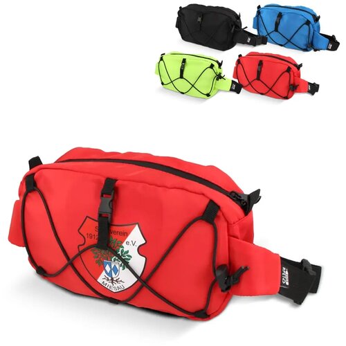 Crossbodytas R-PET met trekkoord