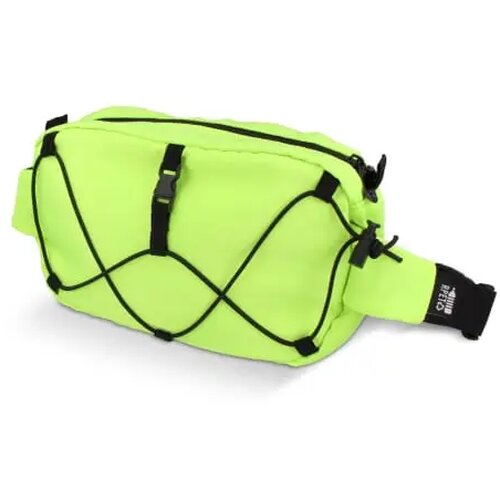 Crossbodytas R-PET met trekkoord lichtgroen