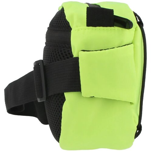 Crossbodytas R-PET met trekkoord lichtgroen