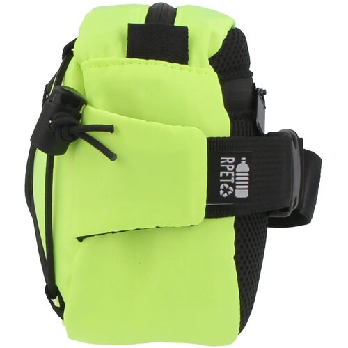 Crossbodytas R-PET met trekkoord lichtgroen