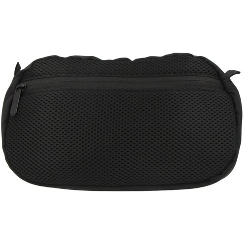 Crossbodytas R-PET met trekkoord zwart