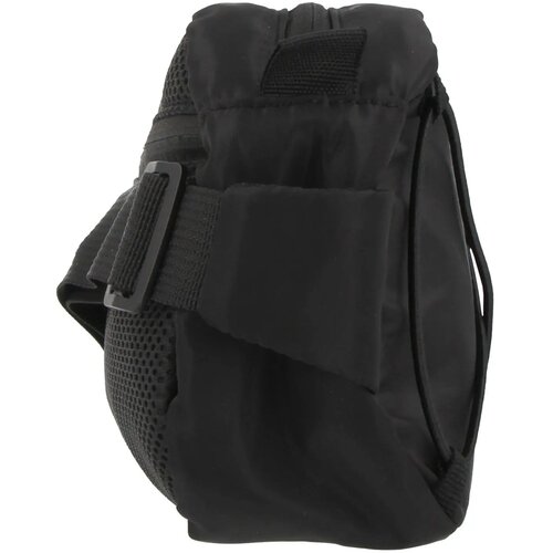 Crossbodytas R-PET met trekkoord zwart