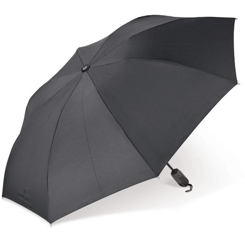Deluxe 23” omkeerbare auto open/sluiten paraplu zwart