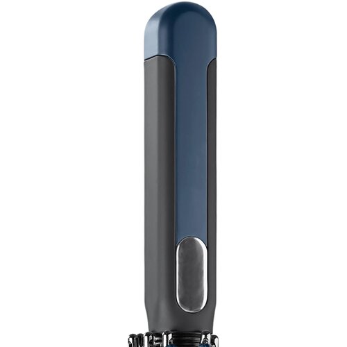 Deluxe 27” vierkante paraplu auto open donkerblauw