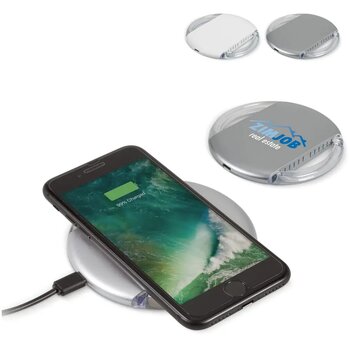 Draadloos laadstation 5W zilver