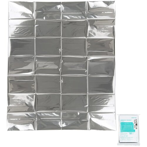 Eerste hulp nooddeken 130 x 210cm zilver