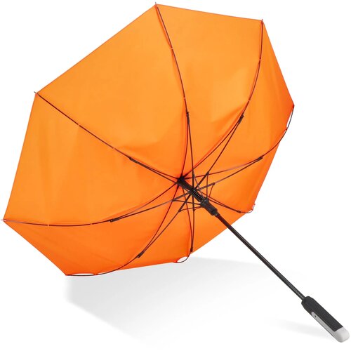 Emerantia 190T Pongee 23" Stokparaplu Auto open oranje