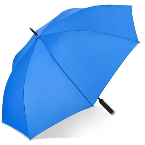 Emerantia 190T Pongee 23" Stokparaplu Auto open blauw