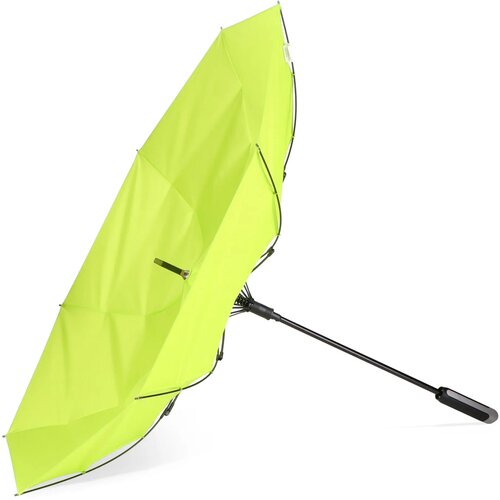 Emerantia 190T Pongee 23" Stokparaplu Auto open lichtgroen