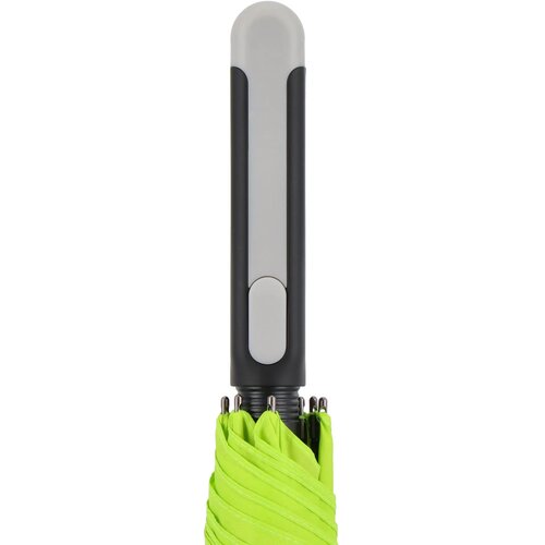 Emerantia 190T Pongee 23" Stokparaplu Auto open lichtgroen