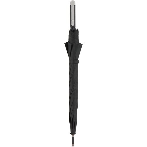 Emerantia 190T Pongee 23" Stokparaplu Auto open zwart