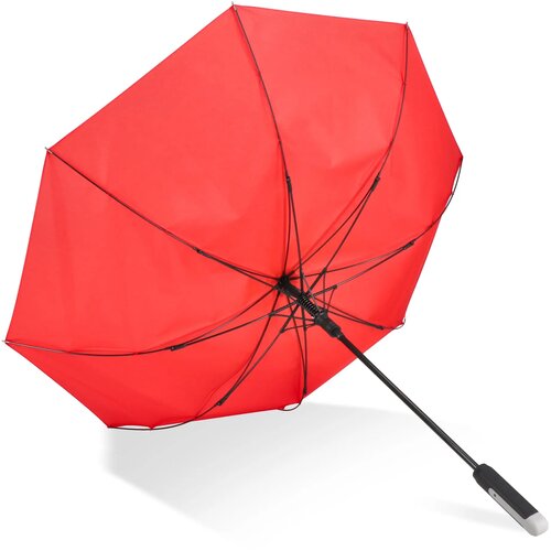 Emerantia 190T Pongee 23" Stokparaplu Auto open rood