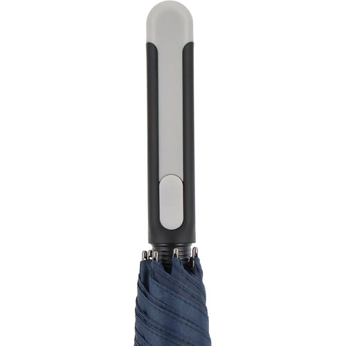 Emerantia 190T Pongee 23" Stokparaplu Auto open donkerblauw