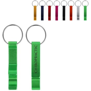 Flesopener sleutelhanger roze