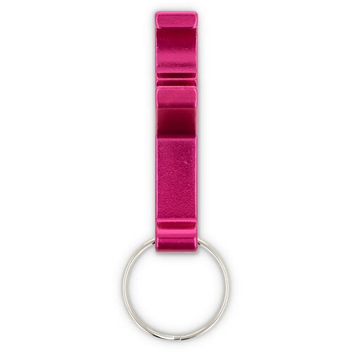 Flesopener sleutelhanger roze