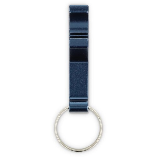 Flesopener sleutelhanger donkerblauw