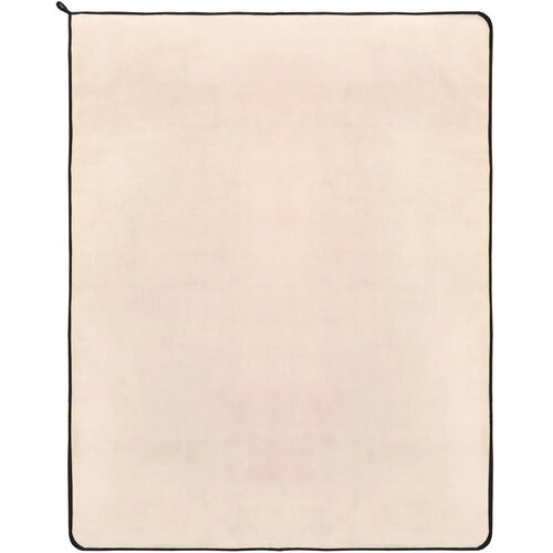 Gecombineerde coral fleece deken 120x150cm (500g/m²) sublimatie beige