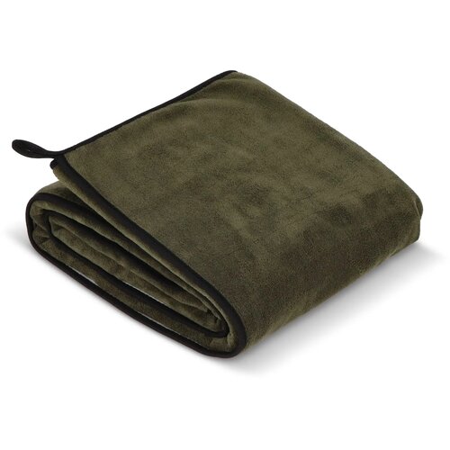 Gecombineerde coral fleece deken 120x150cm (500g/m²) sublimatie dried green