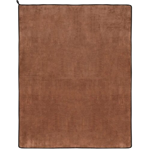 Gecombineerde coral fleece deken 120x150cm (500g/m²) sublimatie taupe