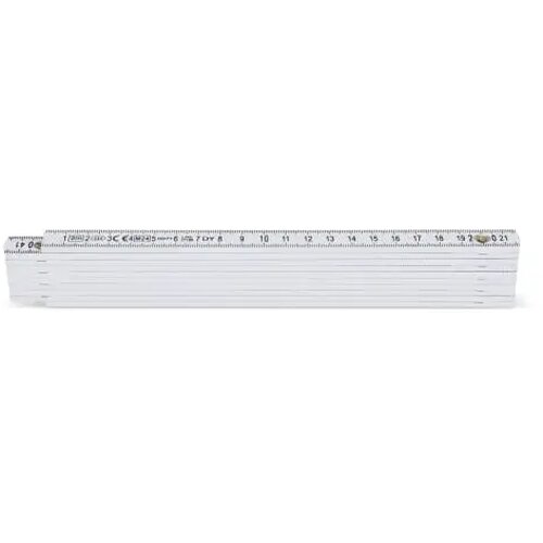 Gekalibreerde duimstok 2m wit