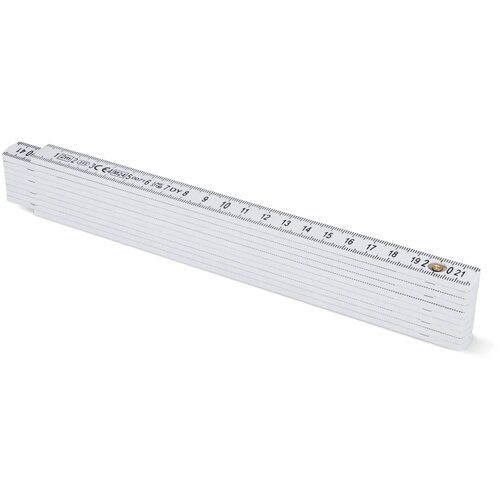 Gekalibreerde duimstok 2m wit