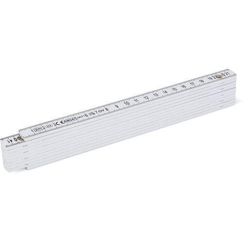 Gekalibreerde duimstok 2m wit