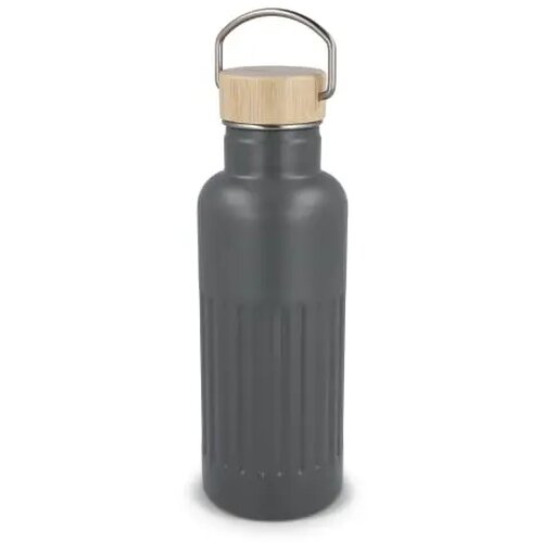 Gerecycled RVS Thermo fles 500ml grijs 500 ml