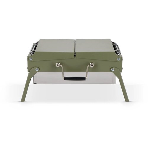 InSideOut Draagbare BBQ Fyra olijfgroen