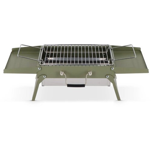 InSideOut Draagbare BBQ Fyra olijfgroen