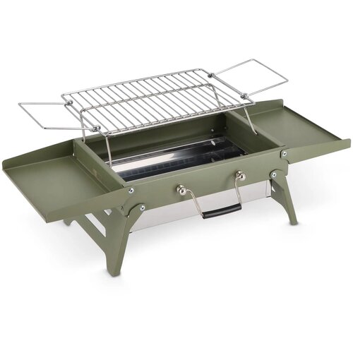 InSideOut Draagbare BBQ Fyra olijfgroen